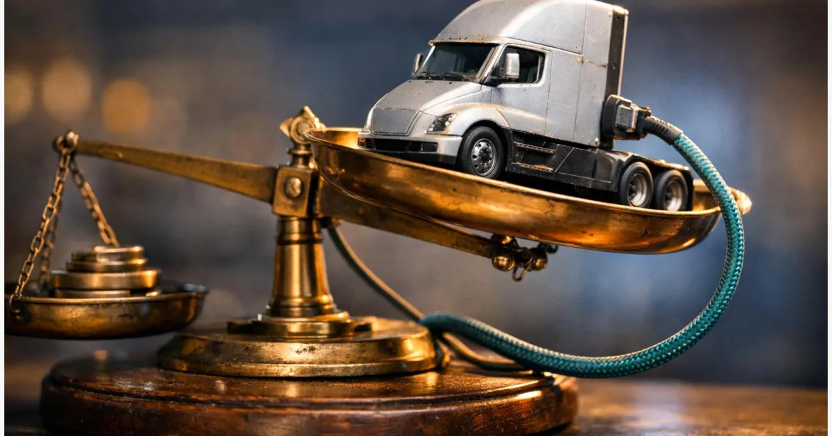 E‑Lkw im Praxistest: 160.000 Dollar Vorteil – rechnet sich das hier?