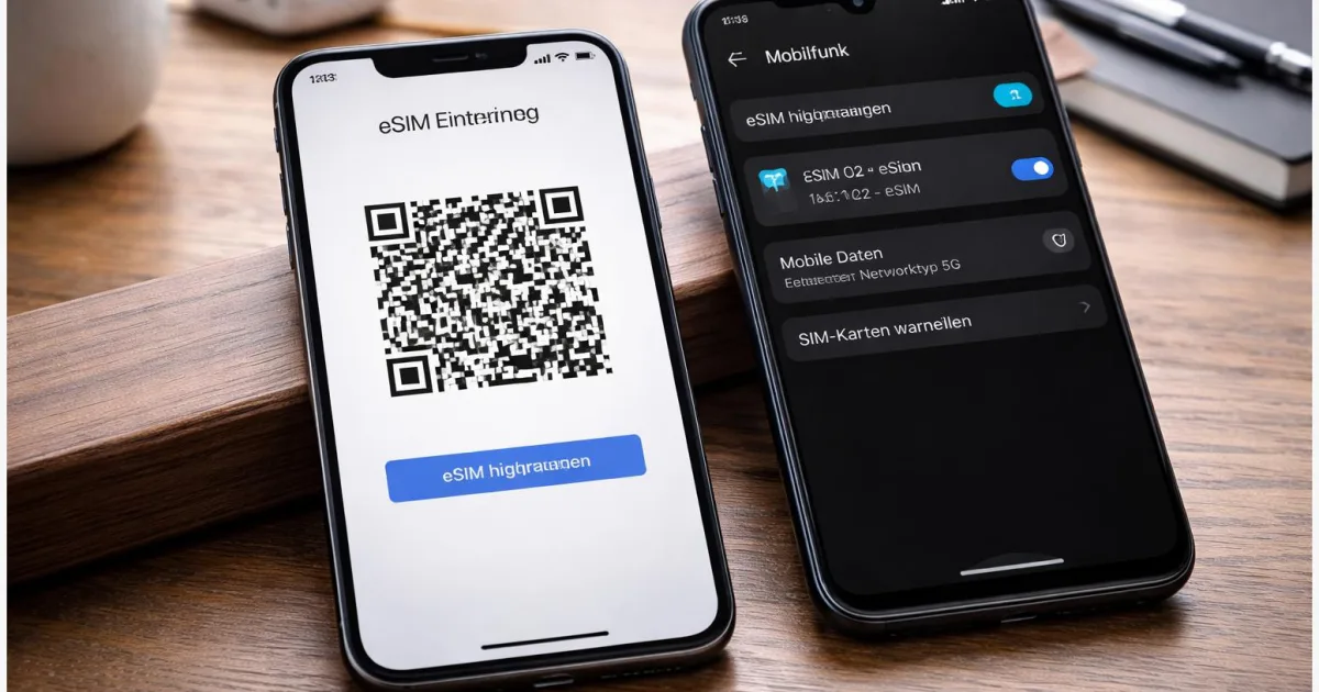 eSIM einrichten und aufs neue Handy übertragen (iPhone & Android)