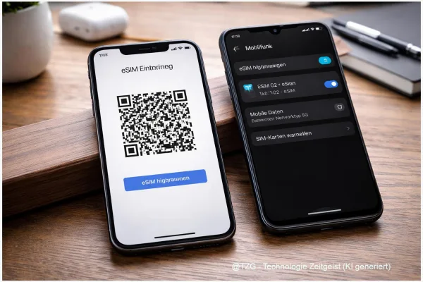 eSIM einrichten und aufs neue Handy übertragen (iPhone & Android)