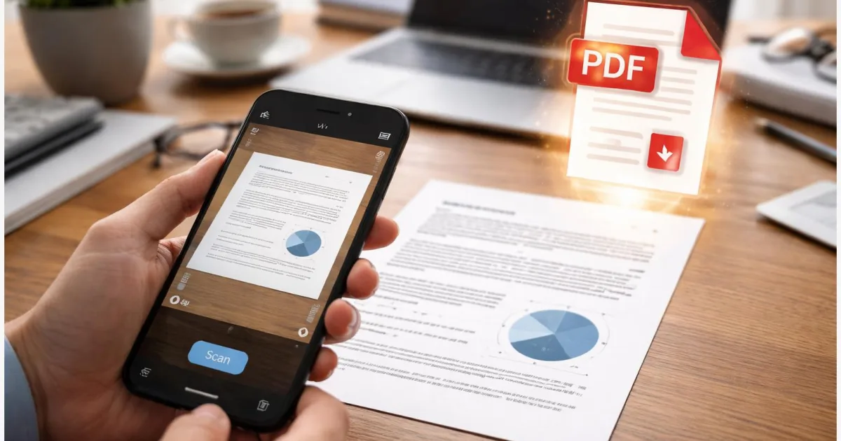 Dokumente mit dem Handy scannen und als PDF speichern