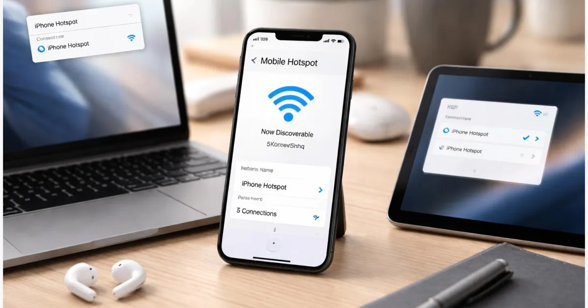 Handy als WLAN‑Hotspot einrichten: iPhone & Android Anleitung