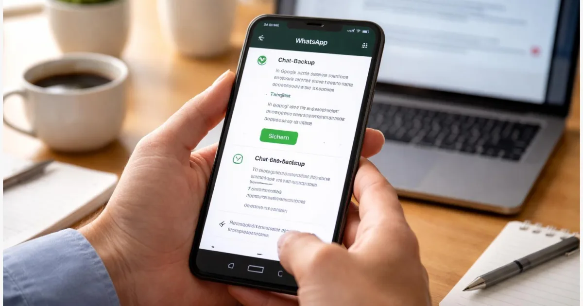WhatsApp-Backup einrichten: Chats sicher sichern