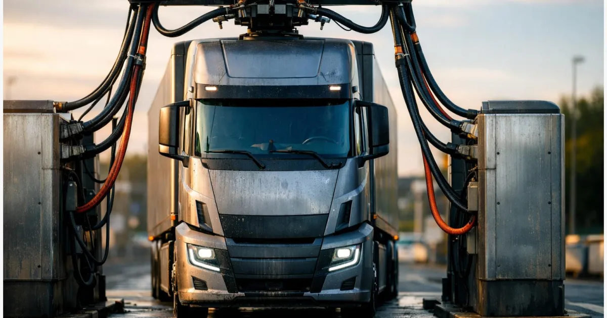 Megawatt-Ladeparks für E-Lkw: Was Aral Pulse für Speditionen ändert