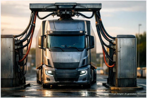 Megawatt-Ladeparks für E-Lkw: Was Aral Pulse für Speditionen ändert