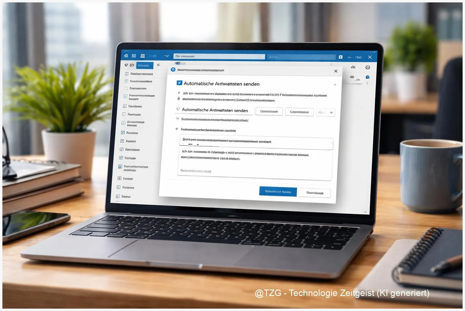 Abwesenheitsnotiz in Outlook einrichten – automatische Antworten