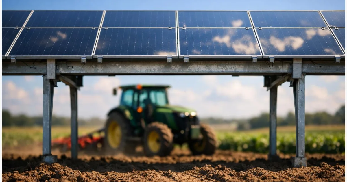 Agrivoltaik Reihenabstand: Wann mehr Platz wirklich hilft