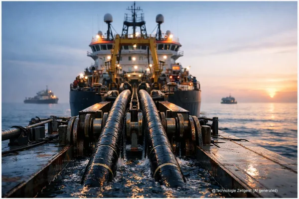 Offshore-Netzanbindung: Multi‑Kabel‑Verlegung erstmals simultan