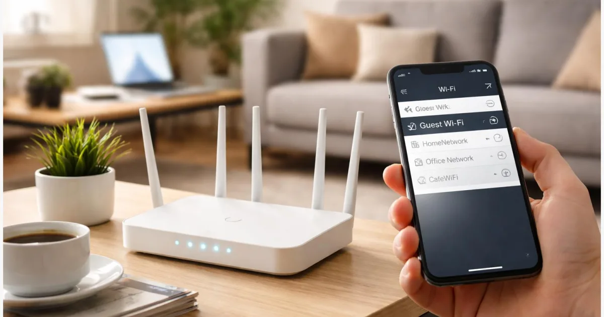 Gast-WLAN einrichten: Sicheres Netzwerk für Besucher