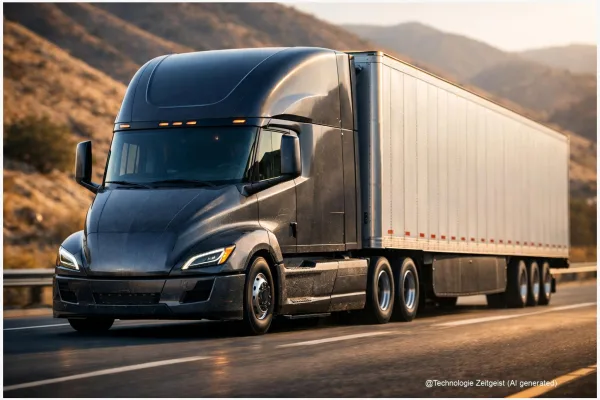 Tesla Semi Verbrauch im Flotten‑Test: 1 kWh/km in €/100 km