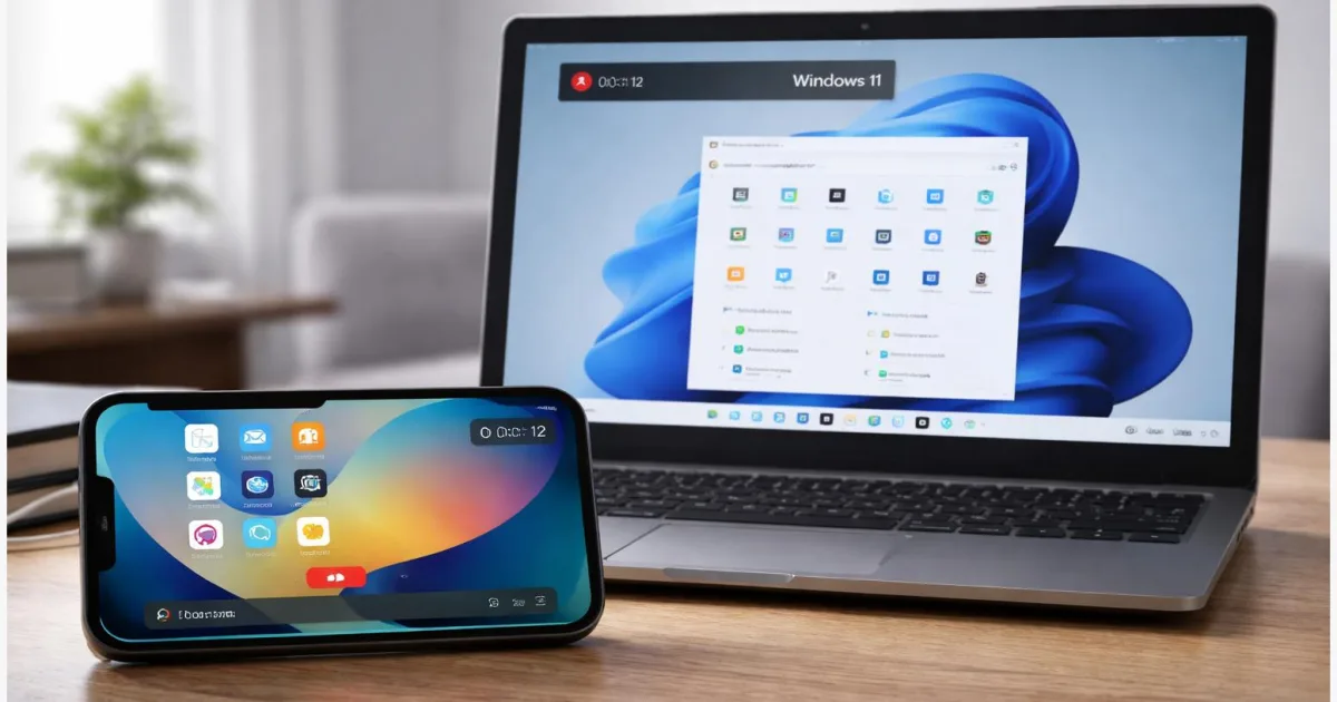 Bildschirmaufnahme erstellen: iPhone, Android & Windows 11
