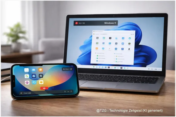Bildschirmaufnahme erstellen: iPhone, Android & Windows 11