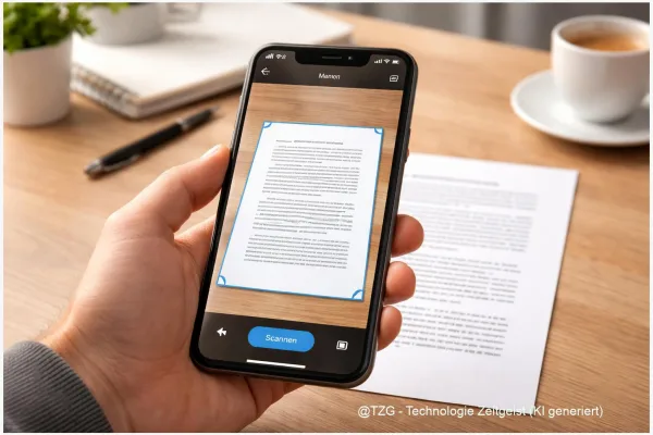 Dokumente mit dem Handy scannen: iPhone & Android