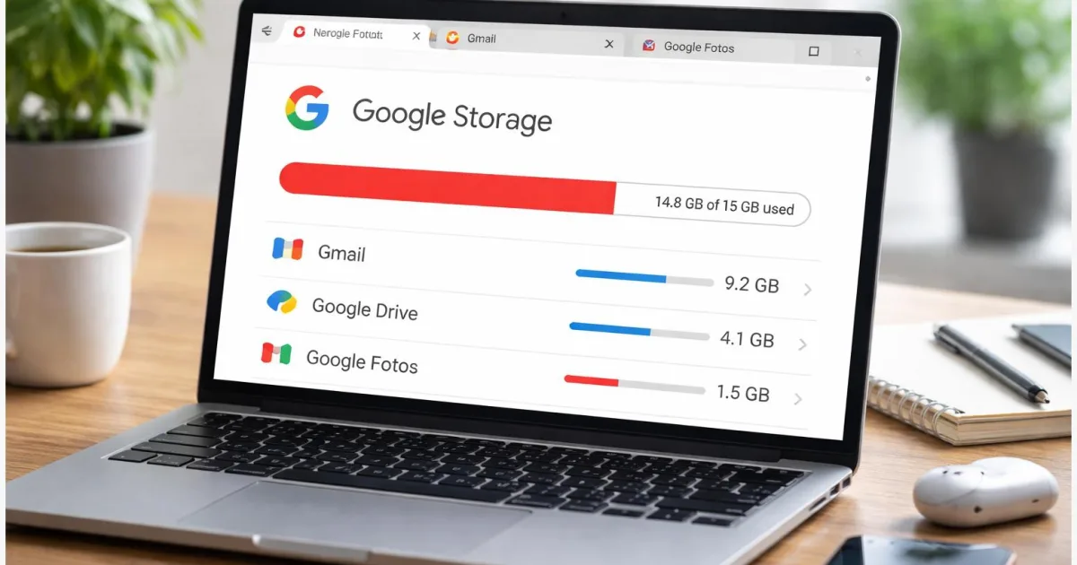 Google Speicher voll? Platz in Gmail, Drive & Fotos schaffen