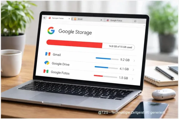 Google Speicher voll? Platz in Gmail, Drive & Fotos schaffen