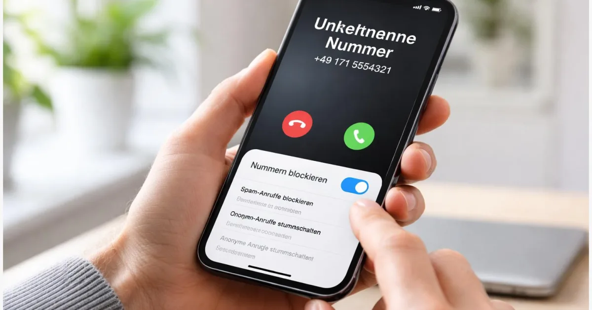 Spam-Anrufe blockieren: iPhone & Android Anleitung