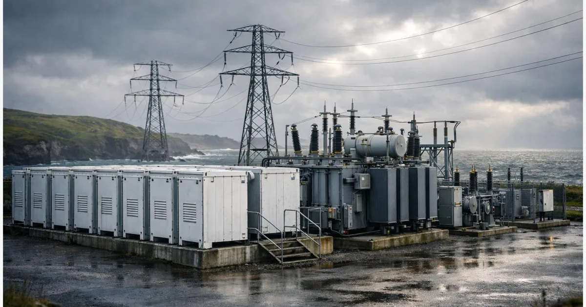 100-Stunden-Batterien in Irland: was sie statt Gas leisten