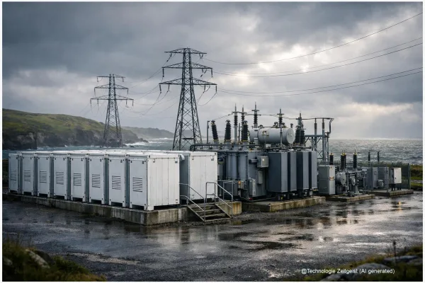 100-Stunden-Batterien in Irland: was sie statt Gas leisten