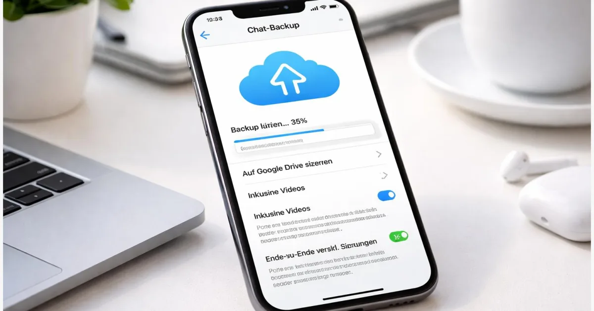 WhatsApp-Backup einrichten: Chats & Fotos sichern