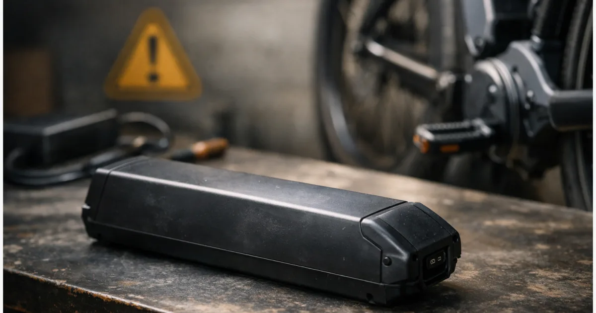 E-Bike-Warnung: Wann ein Akku wirklich gefährlich wird