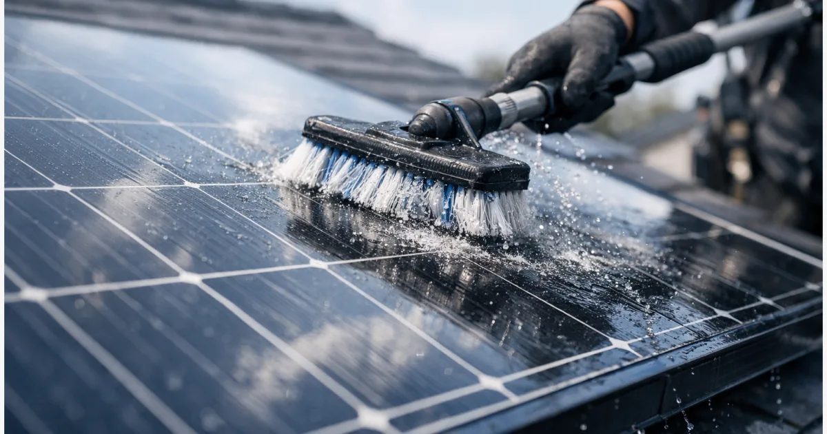 Photovoltaik-Reinigung: Was die Fraunhofer-Warnung bedeutet