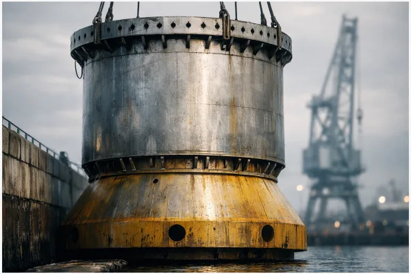 Warum 64 Mio. für einen Hafen Floating Wind billiger machen