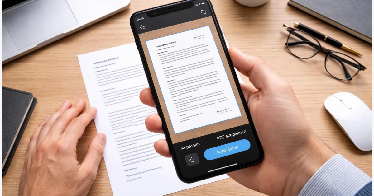 Dokumente mit dem Handy scannen und als PDF speichern