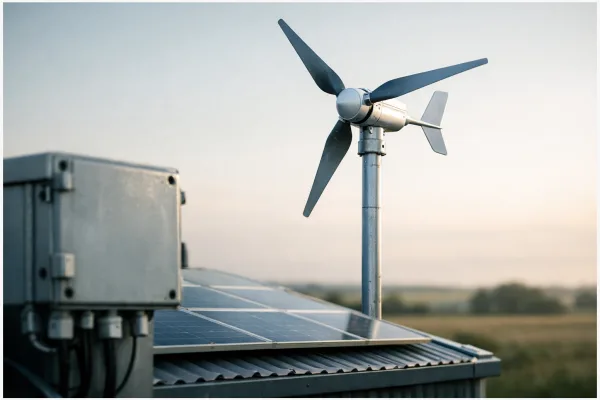 Kleinwindkraft anschließen: Wo sie PV sinnvoll ergänzt