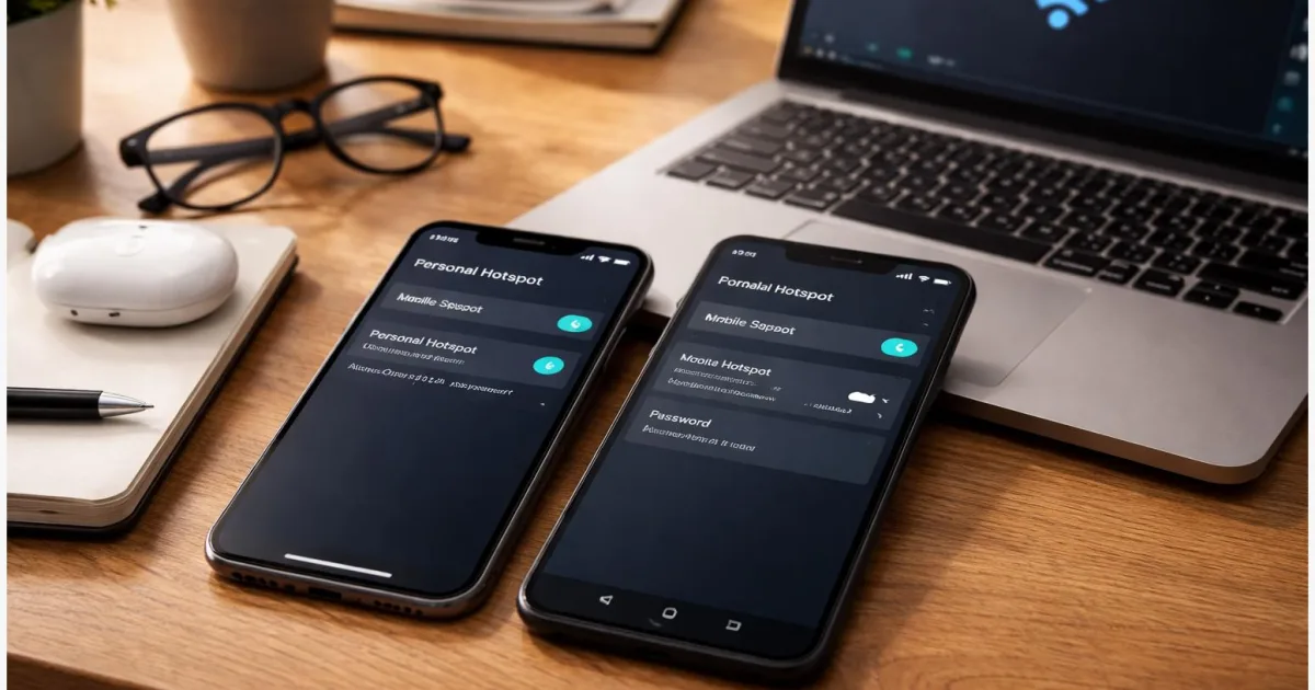 Persönlichen Hotspot auf iPhone und Android einrichten