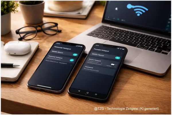 Persönlichen Hotspot auf iPhone und Android einrichten