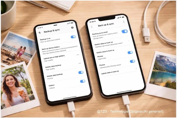 Google Fotos-Backup einrichten: Bilder automatisch sichern