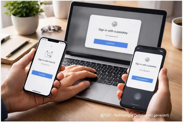 Passkeys einrichten: So meldest du dich ohne Passwort an