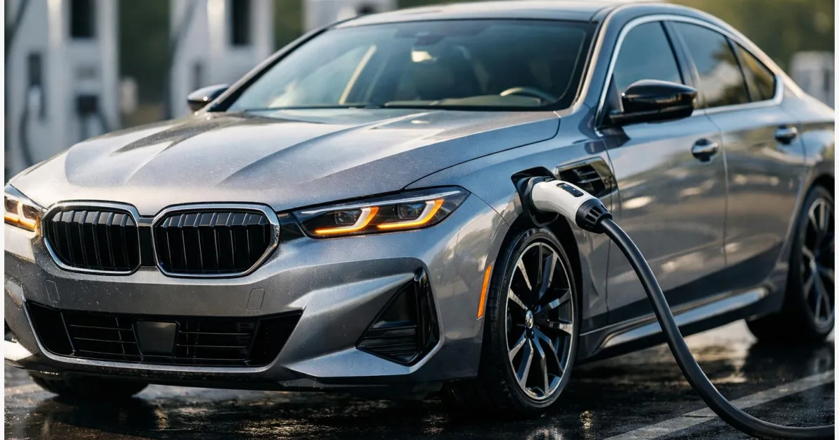 BMW listet 2026 i5 M60 in den USA mit NACS-Anschluss