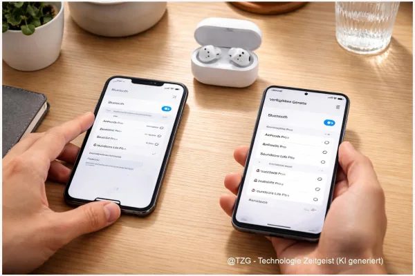 Bluetooth-Kopfhörer auf iPhone und Android verbinden