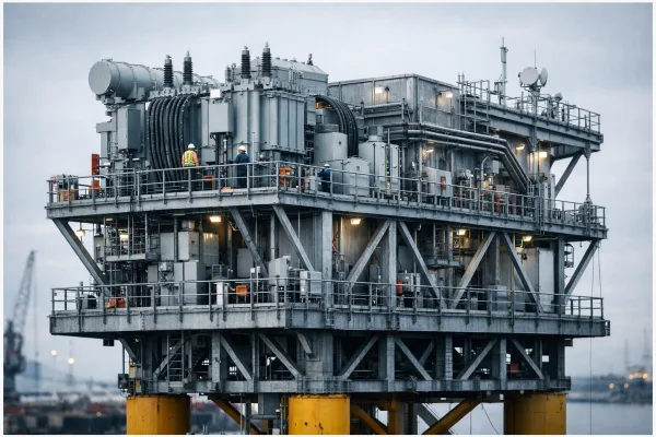 Offshore-Wind-Umspannwerke: Warum sie Projekte steuern