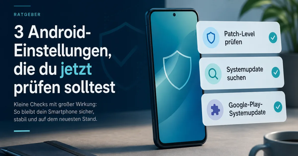 Android-Sicherheitsupdate prüfen: Patch-Level finden, Updates installieren und Support einschätzen
