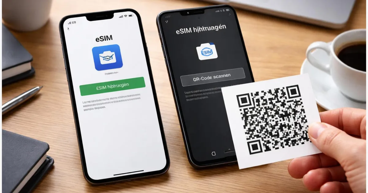eSIM einrichten: digitale SIM auf iPhone und Android aktivieren