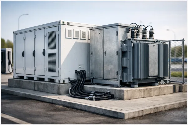 Ladepark mit Batteriespeicher: Wann Netzpuffer sinnvoll sind