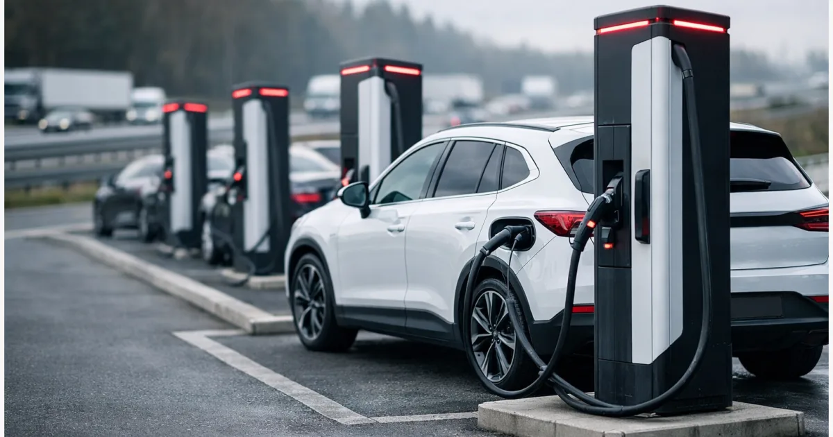 Schnellladenetz für E-Autos: Warum Dichte entscheidend ist