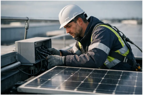 PV-Brandschutz auf Gewerbedächern: Wann Module zählen