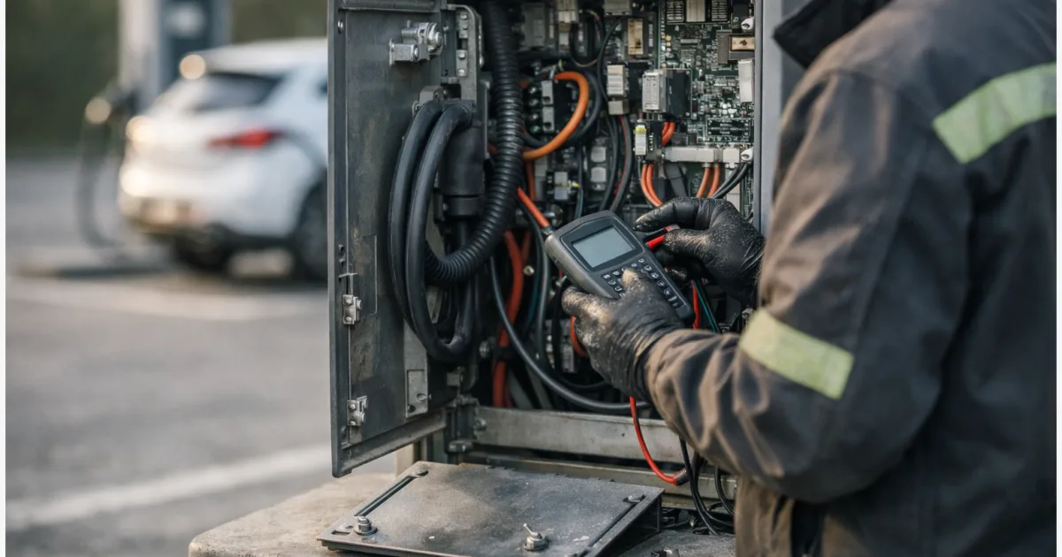 Defekte Ladesäulen: Wann Reparatur mehr bringt als Neubau