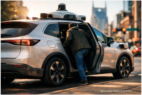 Waymo startet Robotaxi-Dienst in Nashville mit Lyft