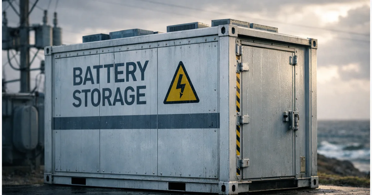 Batteriespeicher in kleinen Netzen: Wann sie sinnvoll sind