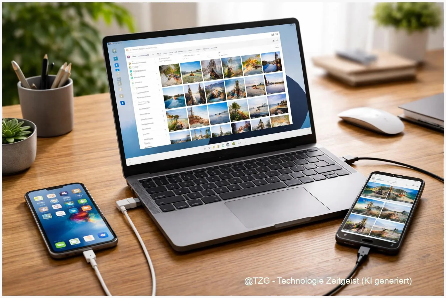 Fotos vom iPhone und Android auf den PC übertragen