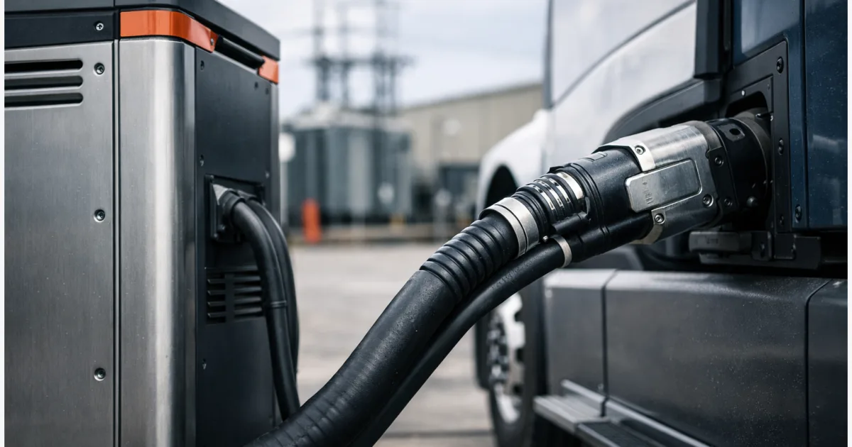 Megawatt-Laden für E-Lkw: Wo der Ausbau wirklich hakt