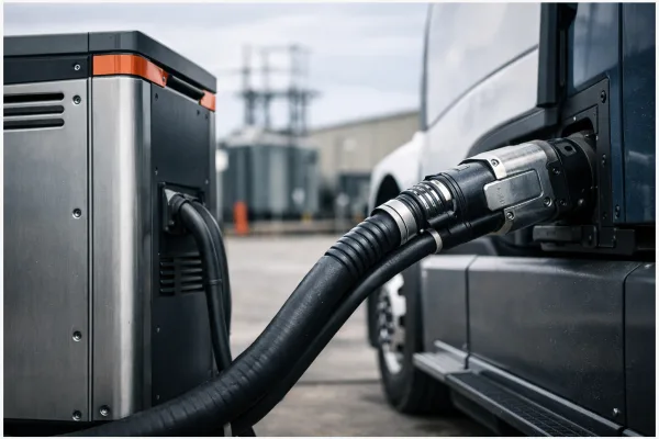 Megawatt-Laden für E-Lkw: Wo der Ausbau wirklich hakt