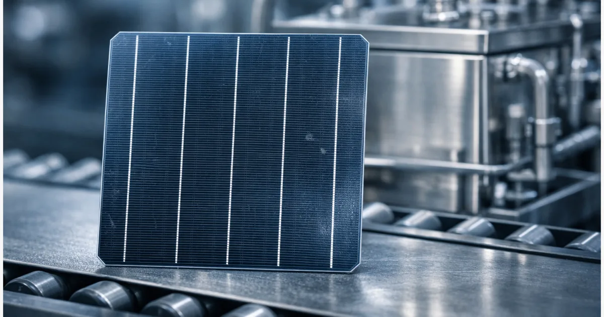 TOPCon-Solarzellen: Was weniger Silber verändert