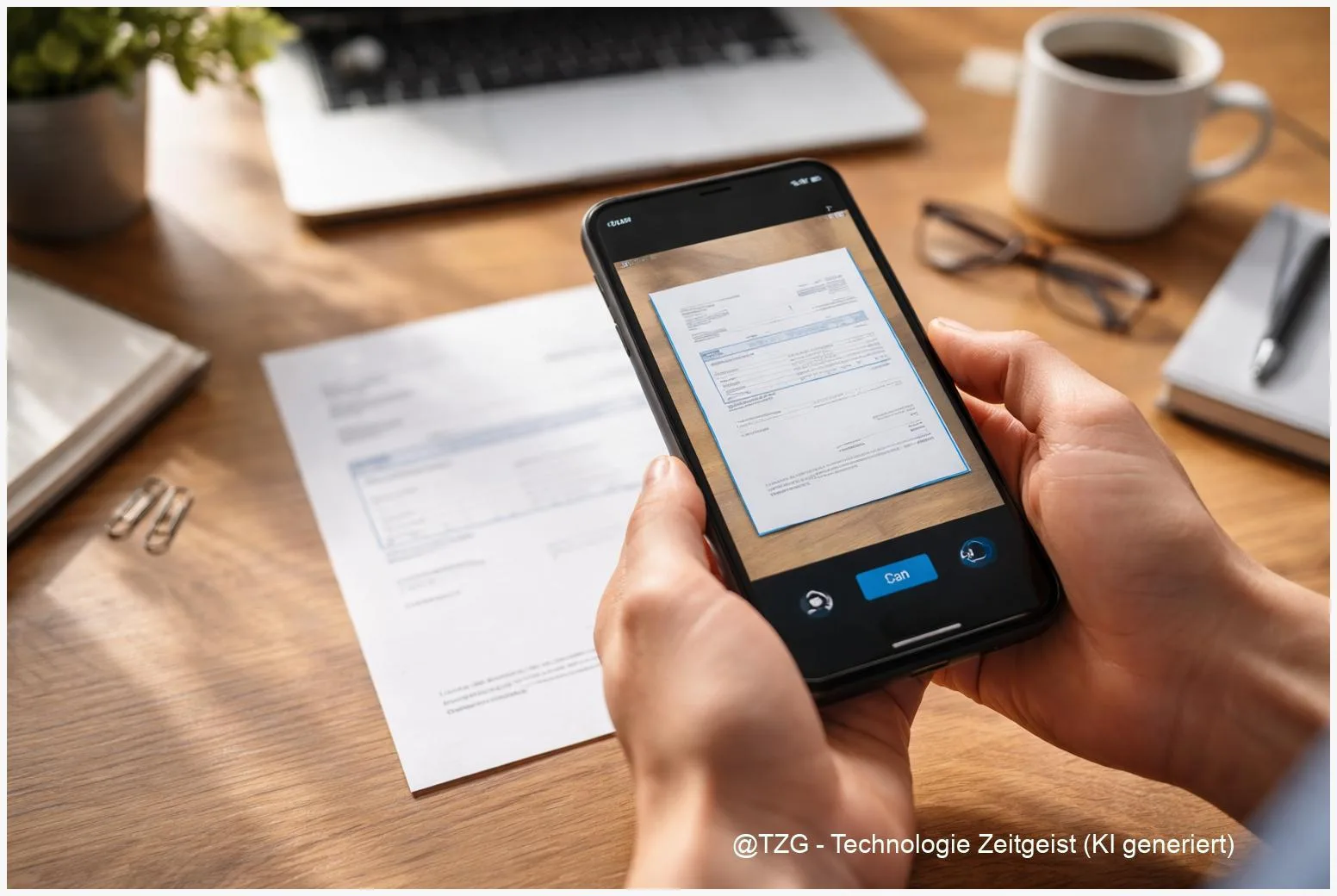 Dokumente mit dem Smartphone scannen und als PDF speichern