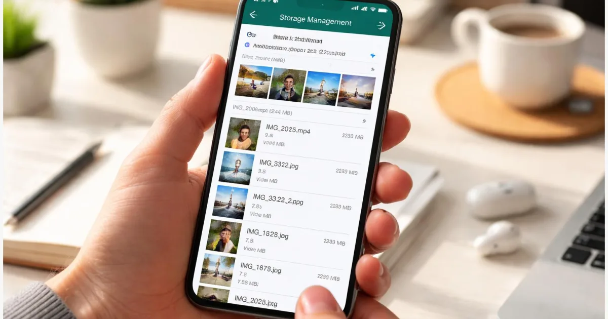 WhatsApp-Speicherplatz freigeben: Chats und Medien aufräumen
