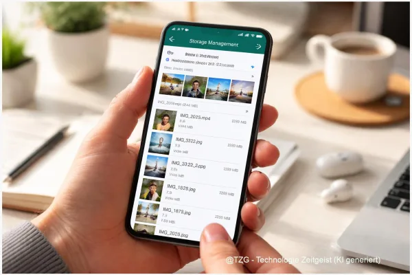 WhatsApp-Speicherplatz freigeben: Chats und Medien aufräumen