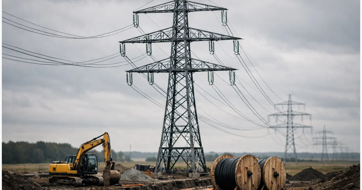 Stromnetzausbau: Wann Freileitungen Erdkabeln überlegen sind